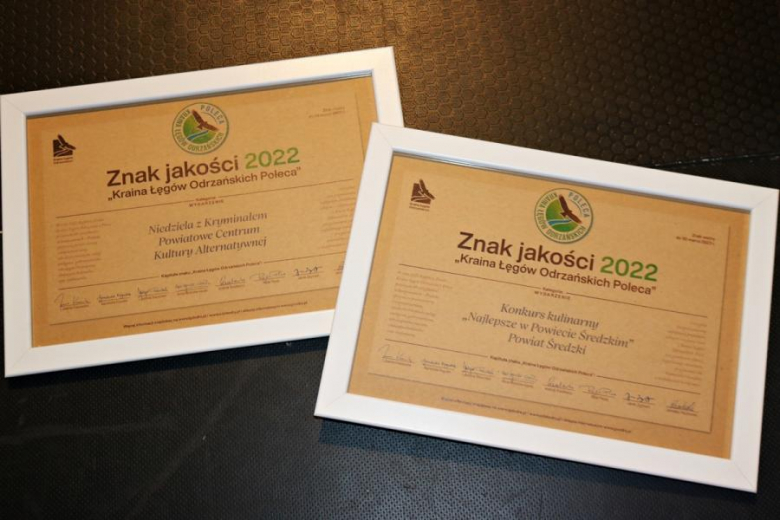 Przyznanie znaków “Kraina Łęgów Odrzańskich poleca”