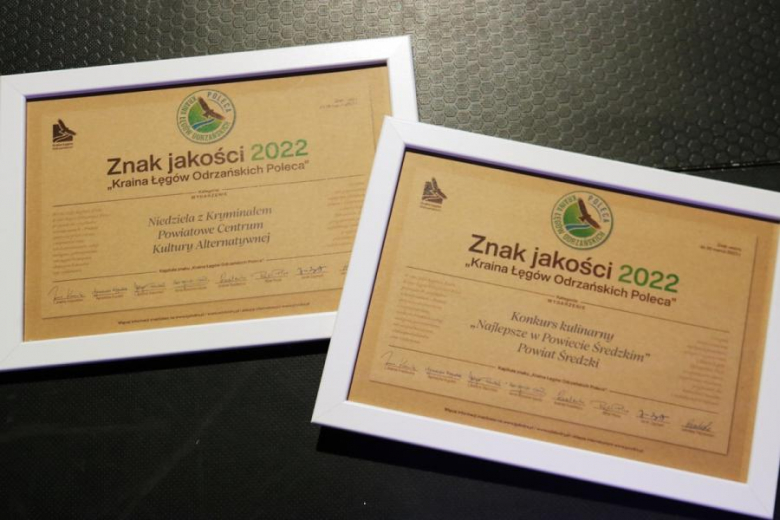 Przyznanie znaków “Kraina Łęgów Odrzańskich poleca”