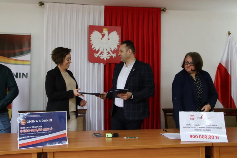 Jest podpisana umowa z wykonawcą na budowę kanalizacji w gminie Udanin