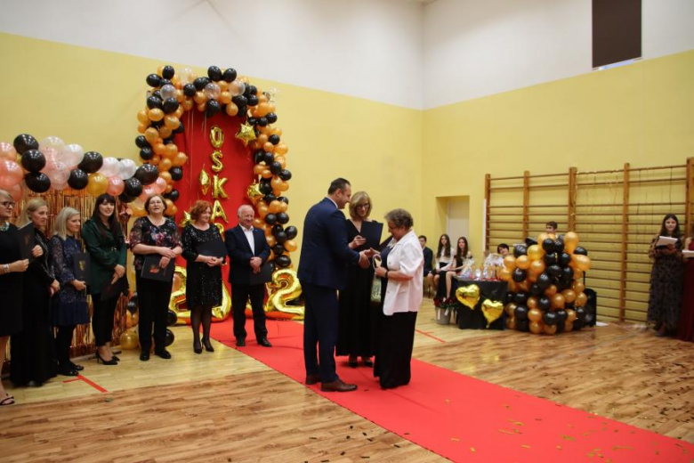 Wójt Gminy Udanin Wojciech Płaziuk uczestniczył dziś w obchodach święta Edukacji Narodowej