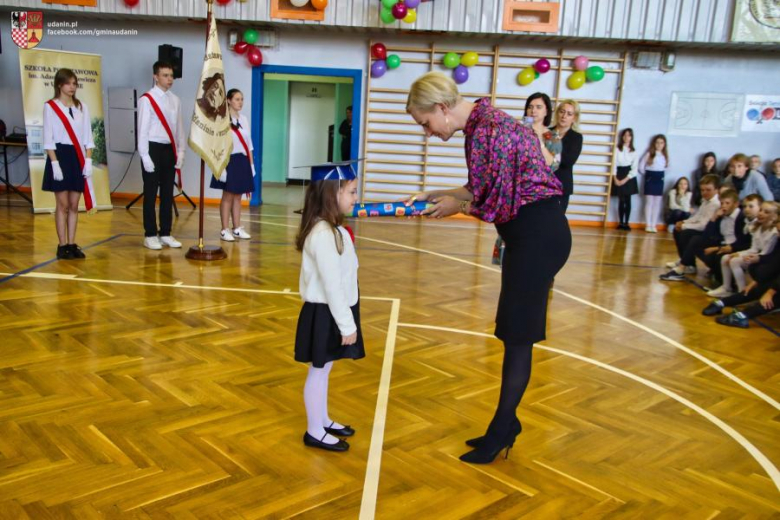 28 października br. odbyło się kolejne pasowanie pierwszaków, tym razem w Szkole Podstawowej w Udani