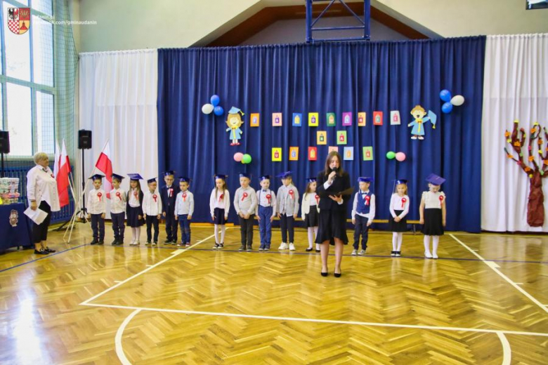 28 października br. odbyło się kolejne pasowanie pierwszaków, tym razem w Szkole Podstawowej w Udani