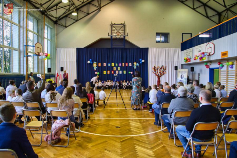 28 października br. odbyło się kolejne pasowanie pierwszaków, tym razem w Szkole Podstawowej w Udani