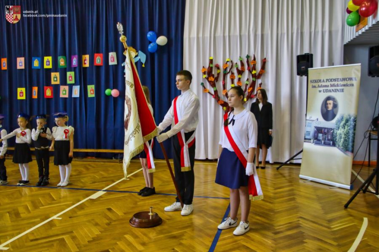28 października br. odbyło się kolejne pasowanie pierwszaków, tym razem w Szkole Podstawowej w Udani
