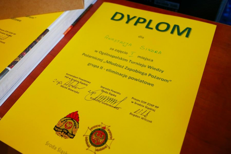 Powiatowy etap Ogólnopolskiego Turnieju Wiedzy Pożarniczej