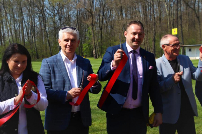 Otwarcie boiska w Różanej