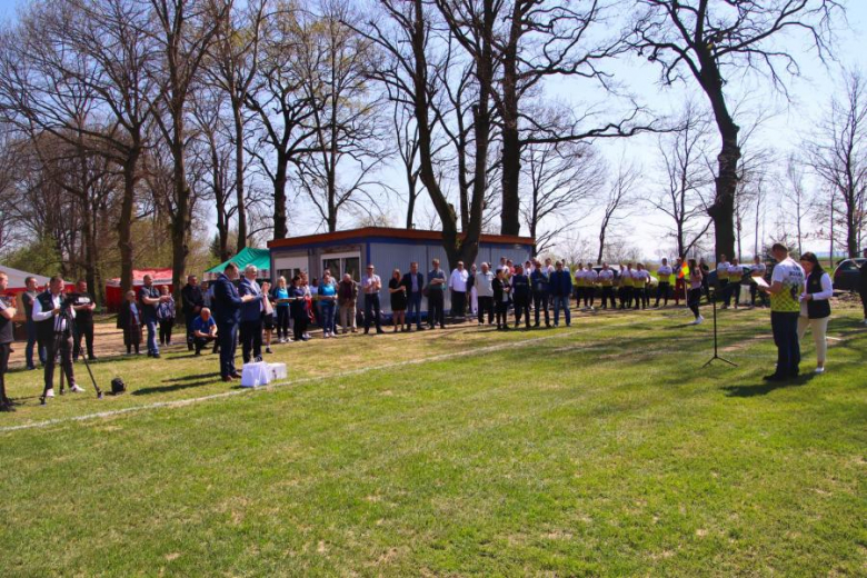 Otwarcie boiska w Różanej