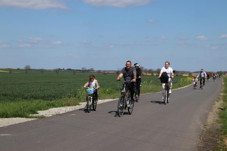 Wiosenny Rajd Rowerowy w gminie Udanin