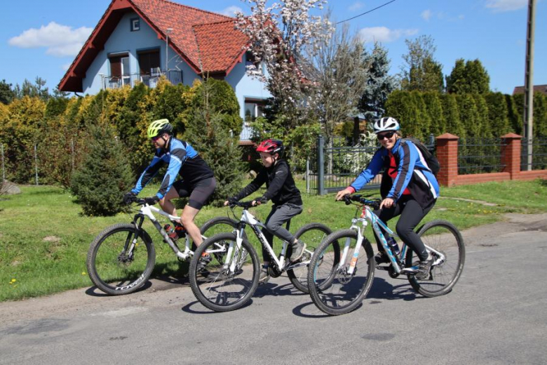 Wiosenny Rajd Rowerowy w gminie Udanin