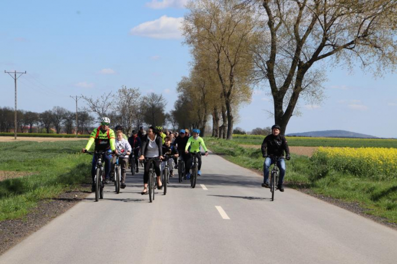 Wiosenny Rajd Rowerowy w gminie Udanin