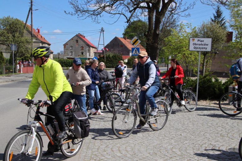 Wiosenny Rajd Rowerowy w gminie Udanin