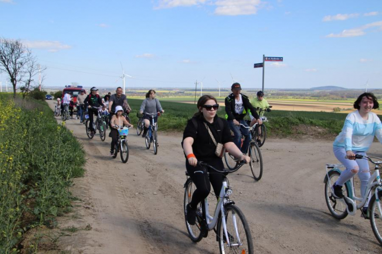 Wiosenny Rajd Rowerowy w gminie Udanin