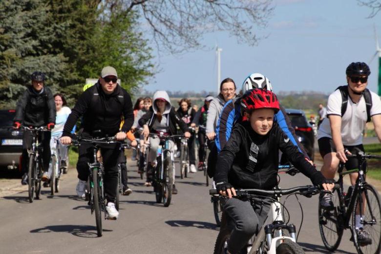 Wiosenny Rajd Rowerowy w gminie Udanin