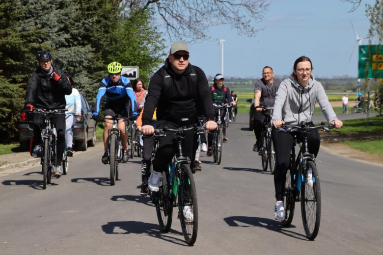 Wiosenny Rajd Rowerowy w gminie Udanin