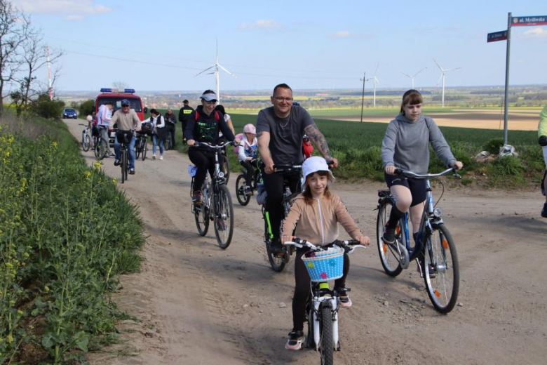 Wiosenny Rajd Rowerowy w gminie Udanin