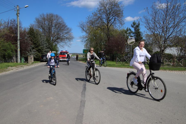 Wiosenny Rajd Rowerowy w gminie Udanin