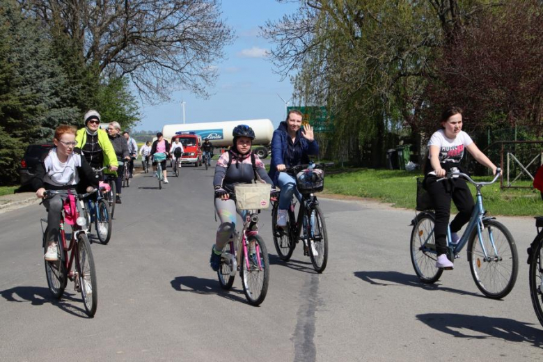 Wiosenny Rajd Rowerowy w gminie Udanin