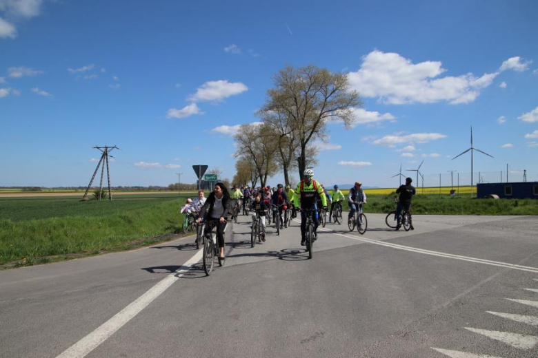 Wiosenny Rajd Rowerowy w gminie Udanin