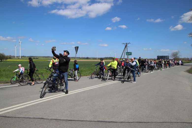 Wiosenny Rajd Rowerowy w gminie Udanin