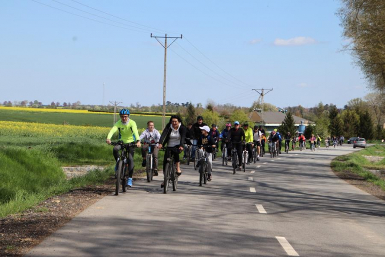 Wiosenny Rajd Rowerowy w gminie Udanin