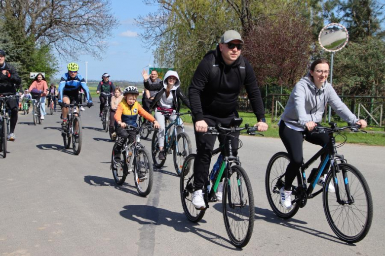 Wiosenny Rajd Rowerowy w gminie Udanin