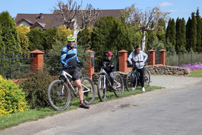 Wiosenny Rajd Rowerowy w gminie Udanin