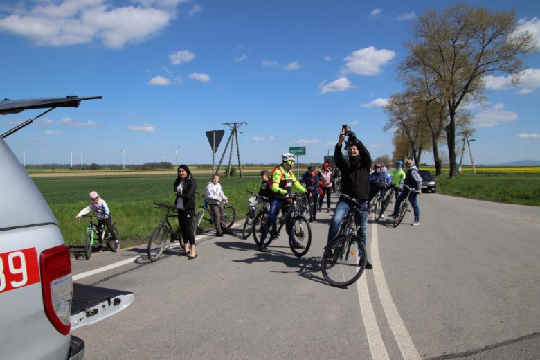 Wiosenny Rajd Rowerowy w gminie Udanin
