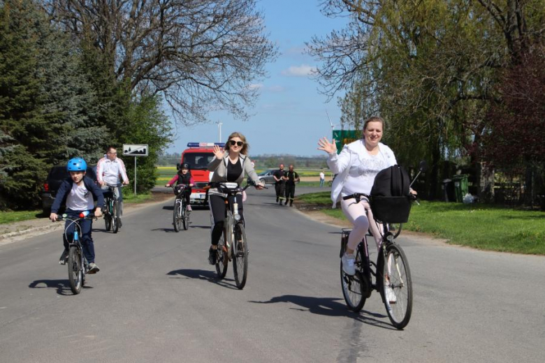 Wiosenny Rajd Rowerowy w gminie Udanin