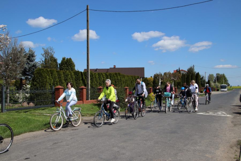 Wiosenny Rajd Rowerowy w gminie Udanin