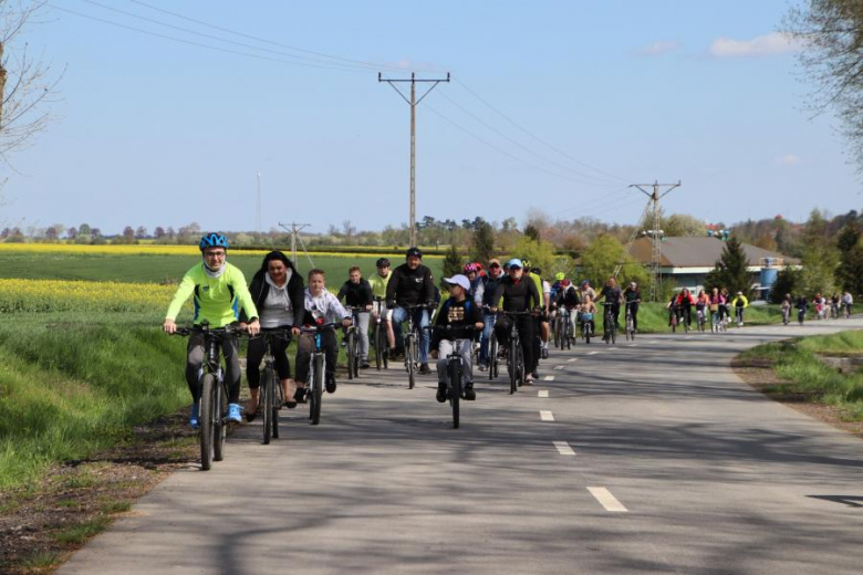 Wiosenny Rajd Rowerowy w gminie Udanin