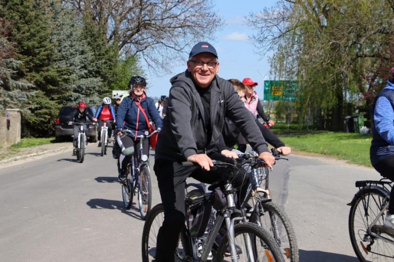 Wiosenny Rajd Rowerowy w gminie Udanin