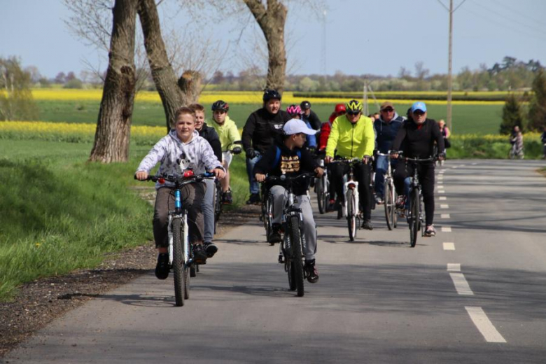 Wiosenny Rajd Rowerowy w gminie Udanin