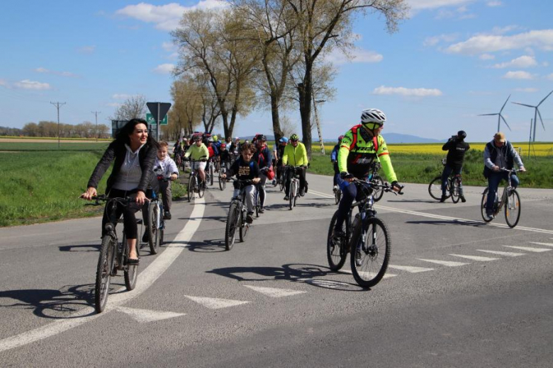 Wiosenny Rajd Rowerowy w gminie Udanin