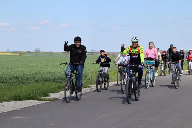 Wiosenny Rajd Rowerowy w gminie Udanin