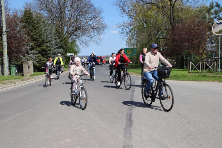Wiosenny Rajd Rowerowy w gminie Udanin