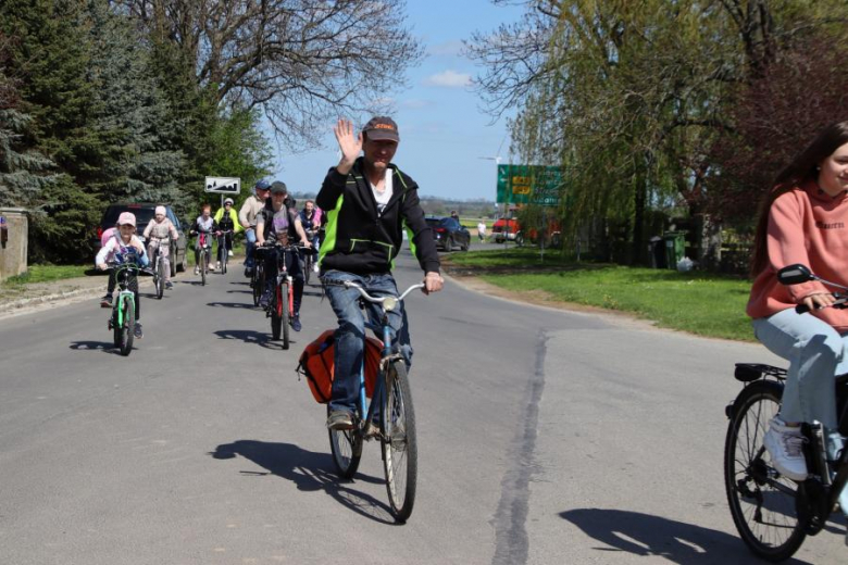 Wiosenny Rajd Rowerowy w gminie Udanin