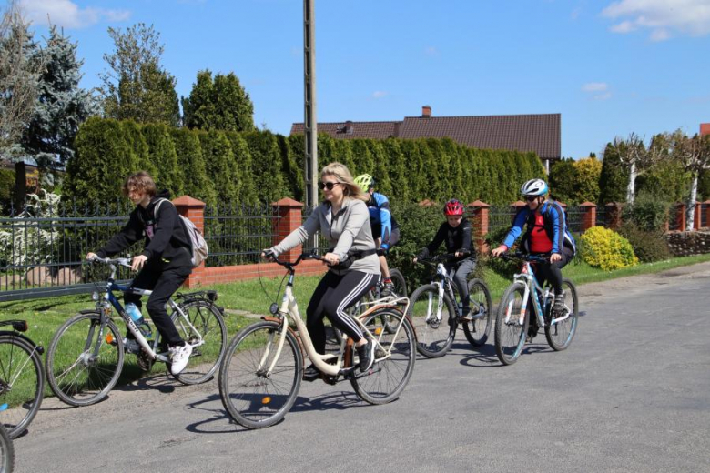 Wiosenny Rajd Rowerowy w gminie Udanin