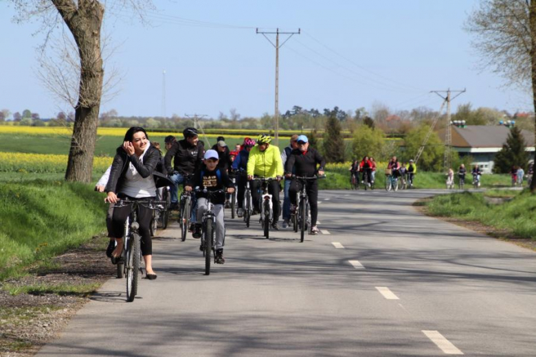 Wiosenny Rajd Rowerowy w gminie Udanin