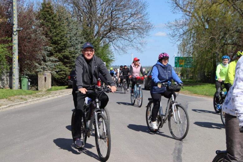 Wiosenny Rajd Rowerowy w gminie Udanin