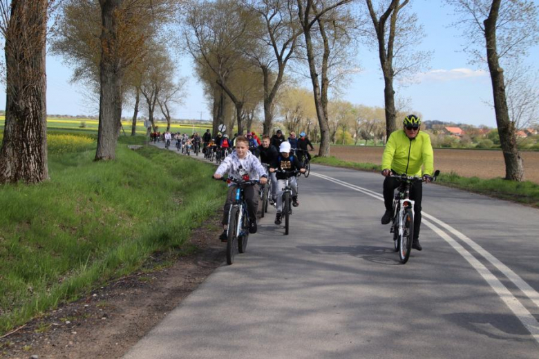 Wiosenny Rajd Rowerowy w gminie Udanin