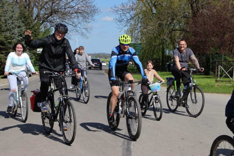 Wiosenny Rajd Rowerowy w gminie Udanin