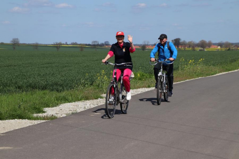 Wiosenny Rajd Rowerowy w gminie Udanin