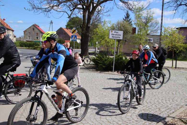 Wiosenny Rajd Rowerowy w gminie Udanin