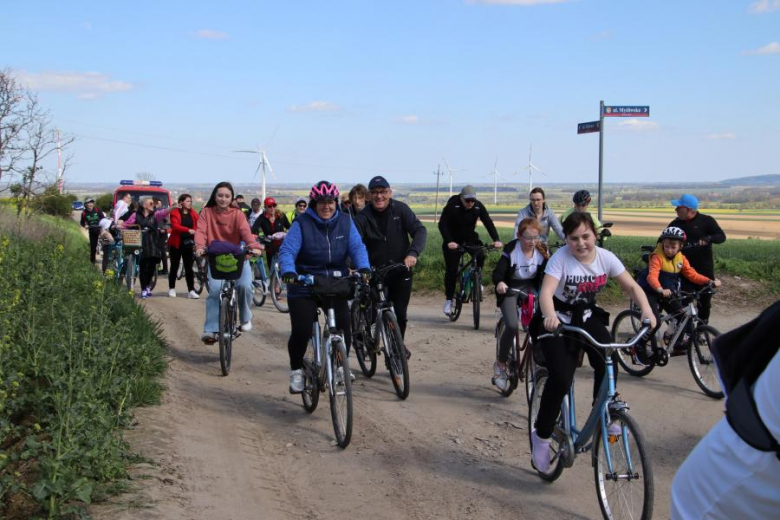 Wiosenny Rajd Rowerowy w gminie Udanin