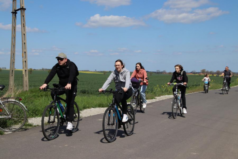 Wiosenny Rajd Rowerowy w gminie Udanin