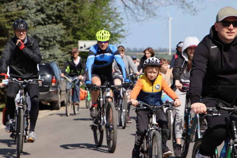 Wiosenny Rajd Rowerowy w gminie Udanin