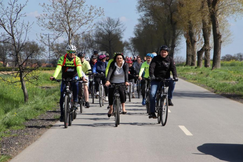 Wiosenny Rajd Rowerowy w gminie Udanin