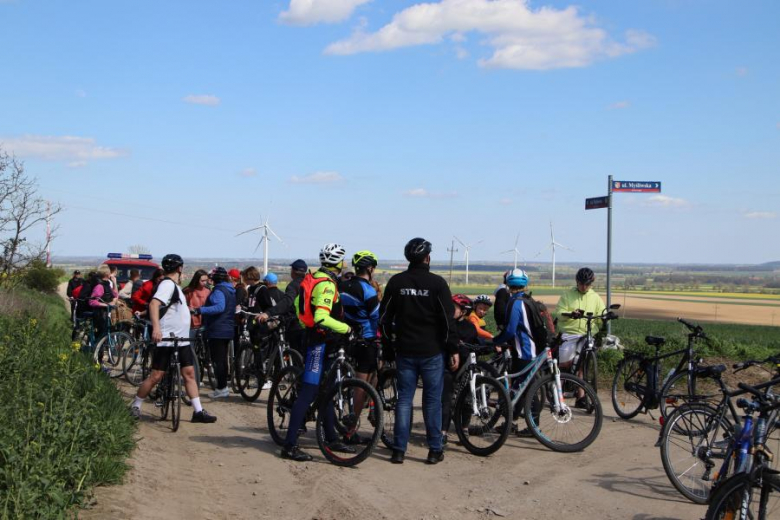Wiosenny Rajd Rowerowy w gminie Udanin