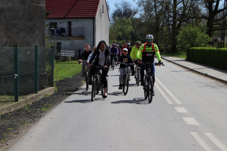 Wiosenny Rajd Rowerowy w gminie Udanin