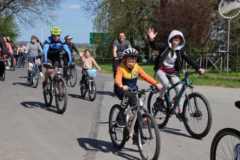 Wiosenny Rajd Rowerowy w gminie Udanin